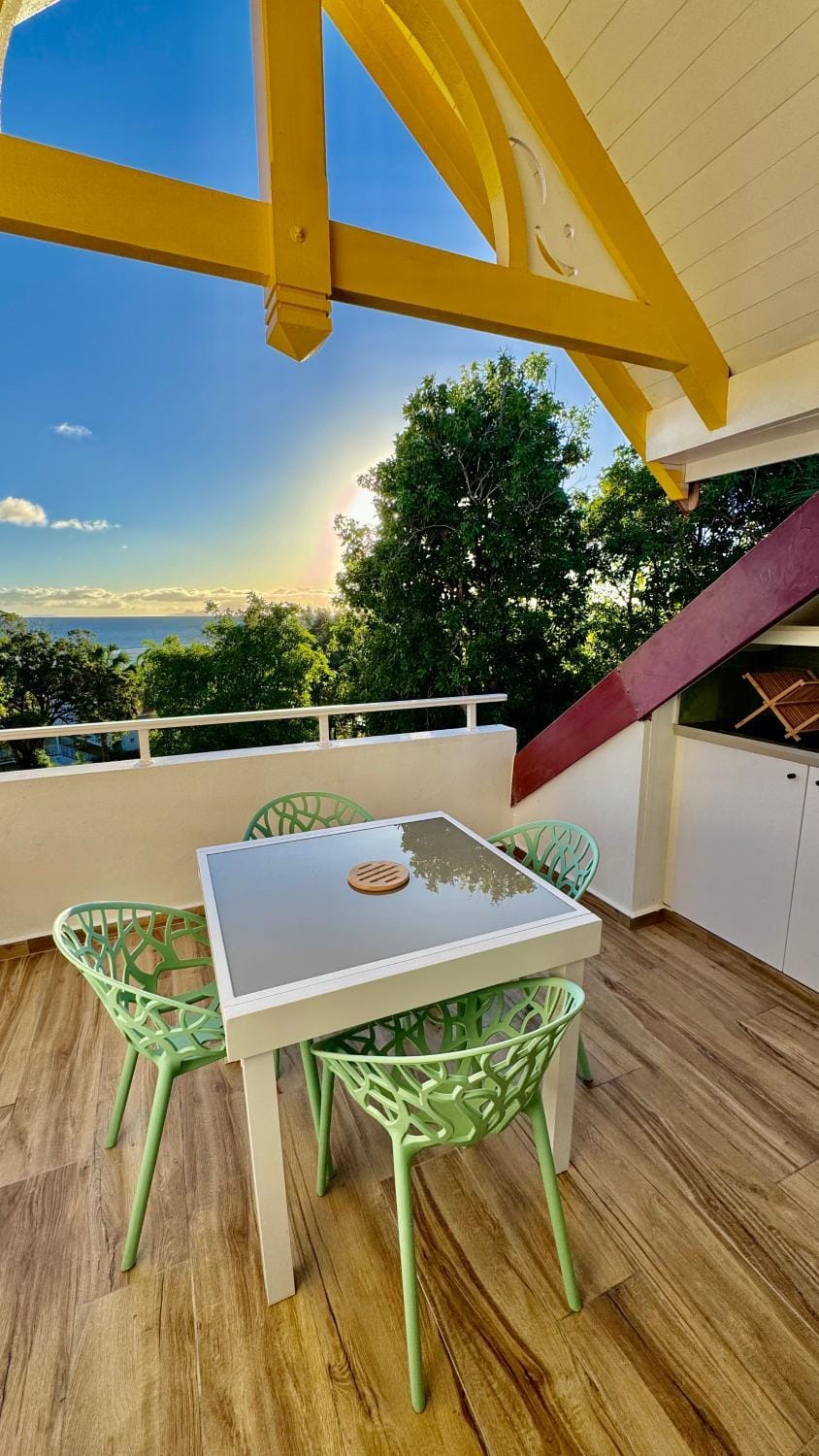 Ti kaz Coco Planteuw Village Vacances - Vue mer Apartment in Sainte-Anne