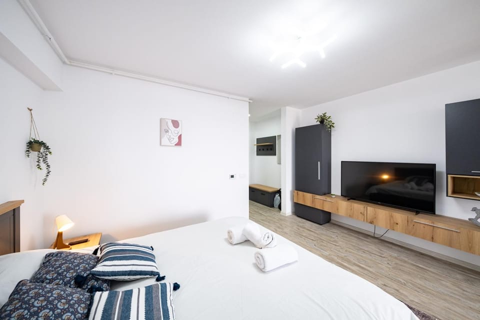 Communal lounge/ TV room, Bed, TV and multimedia, Photo of the whole room, Evening entertainment, Bedroom, towels