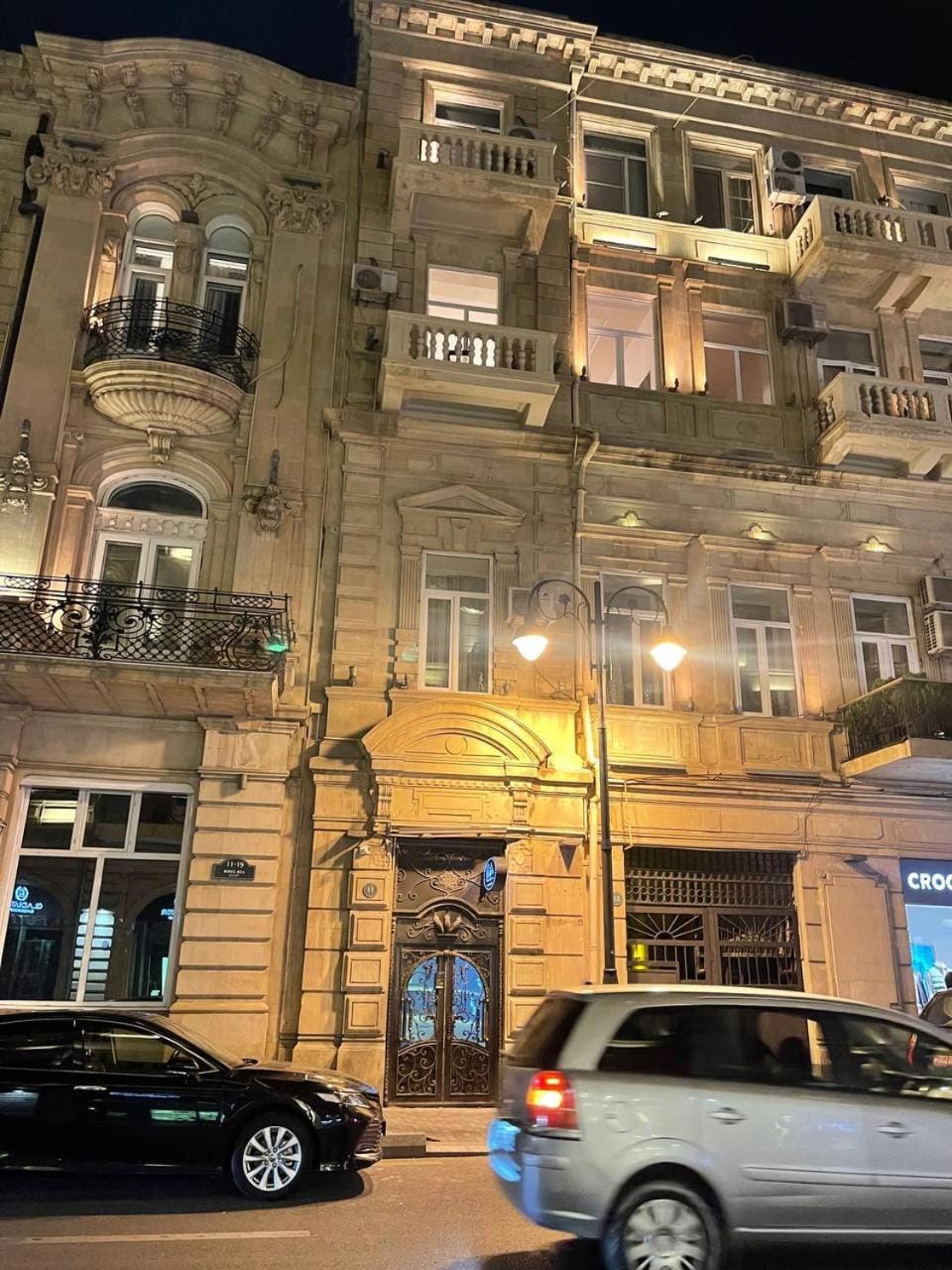 Property building, Night, Location, Parking