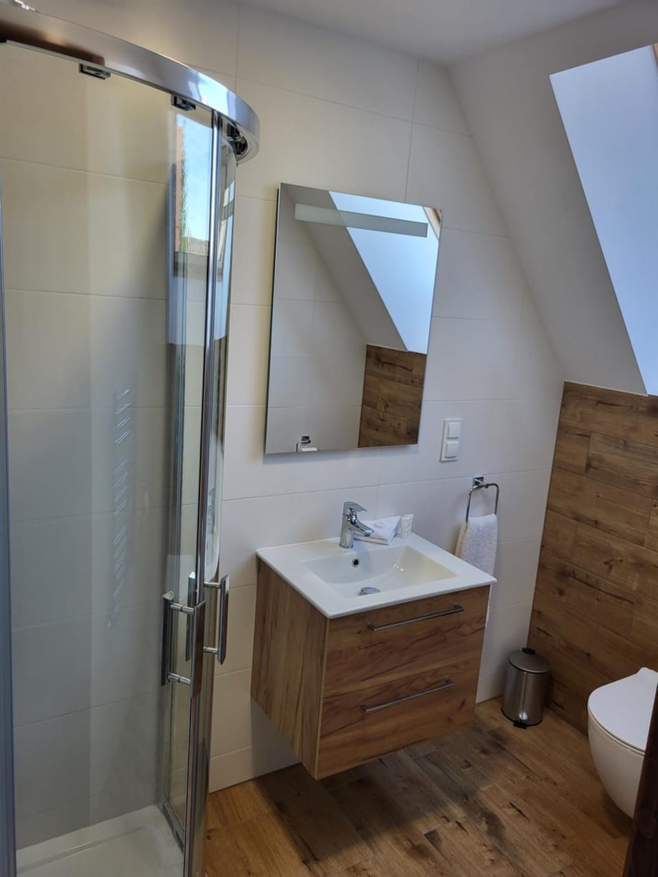 Shower, Toilet, Bathroom, towels