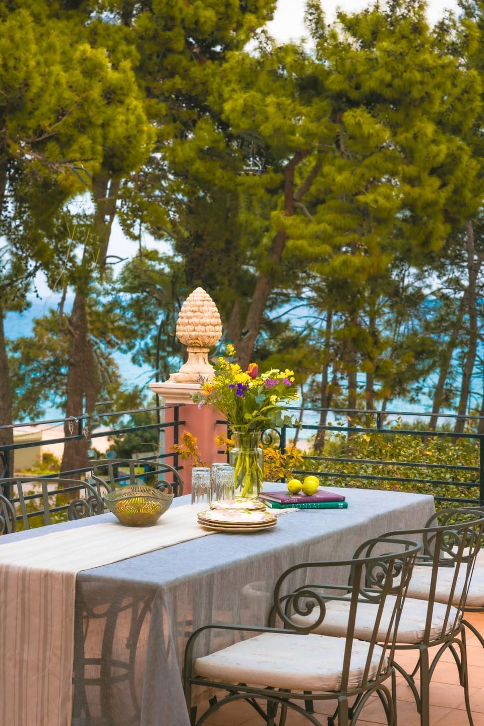 Spring, Natural landscape, Garden, Dining area