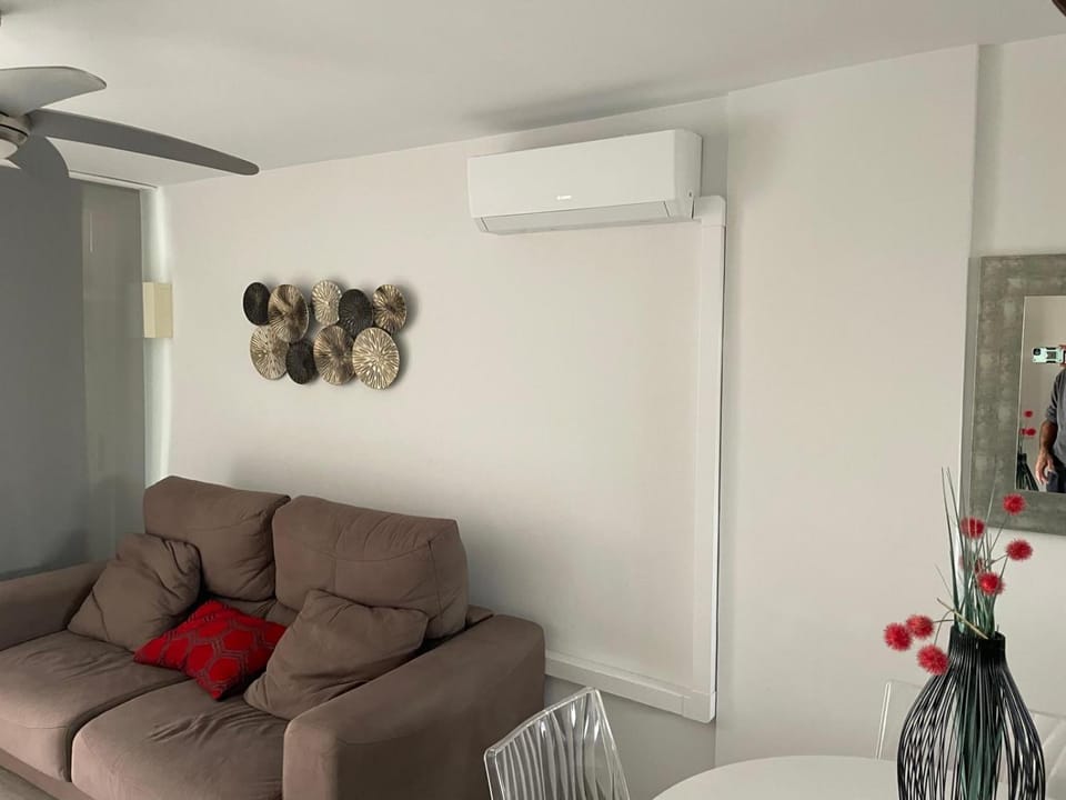 Living room, air conditioner