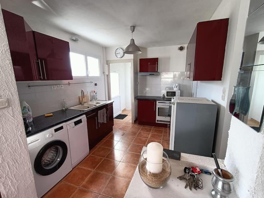 Kitchen or kitchenette, dishwasher, minibar, pet friendly, stove, toaster, washing machine