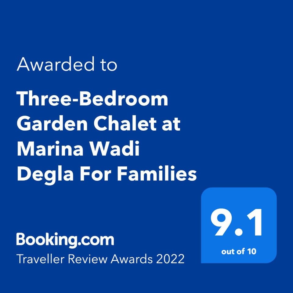 Three-Bedroom Garden Chalet at Marina Wadi Degla For Families Chalet in Egypt