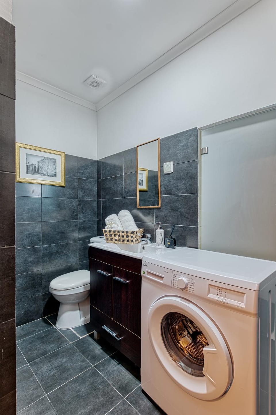 Toilet, Bathroom, washing machine