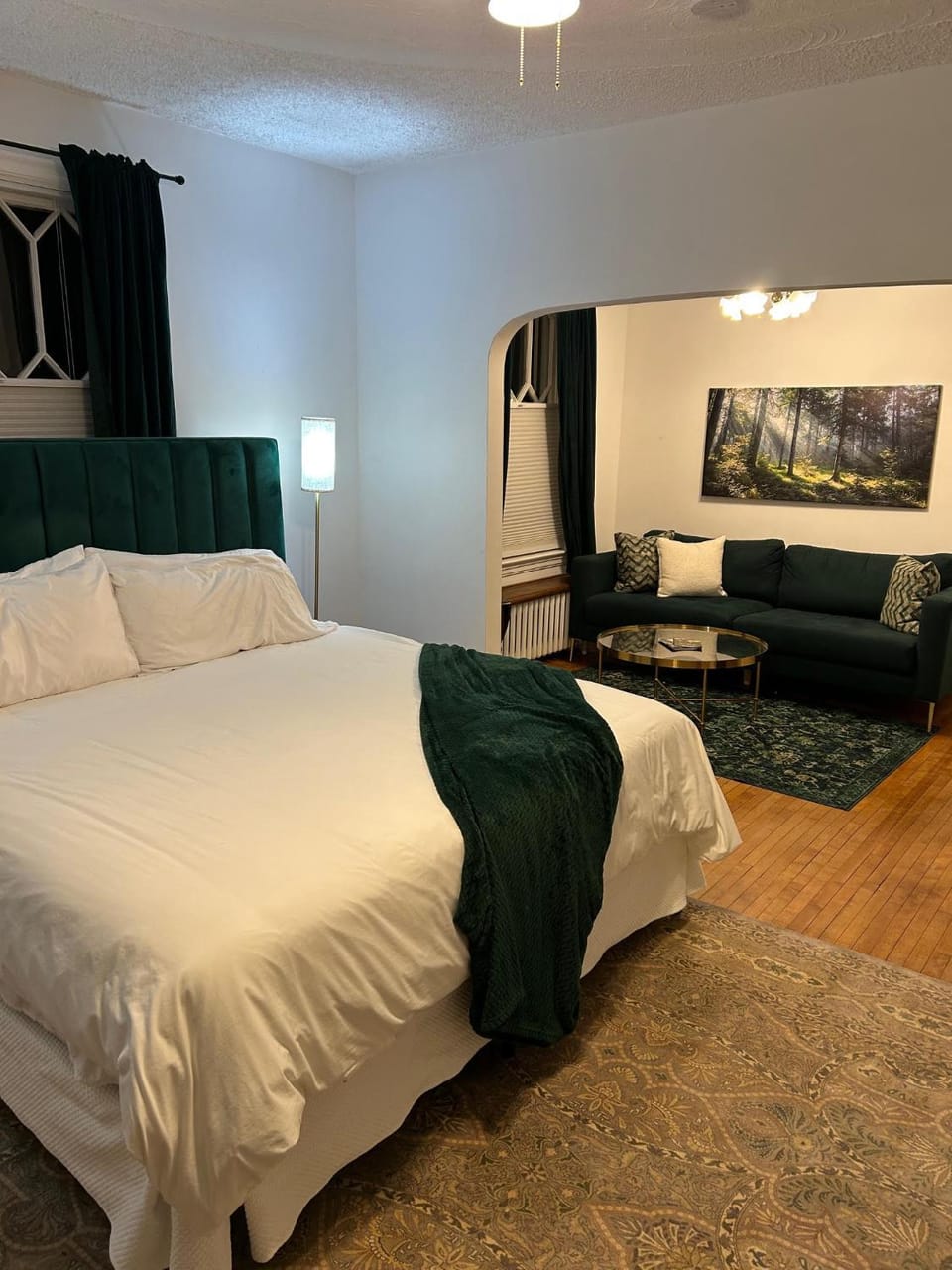 Seating area, Bedroom