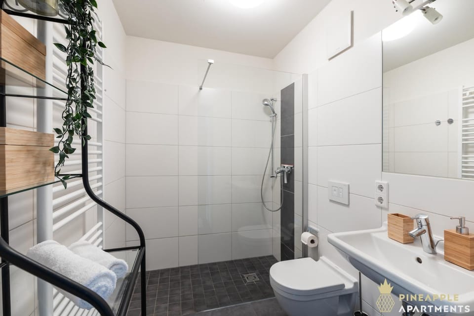 Shower, Toilet, Bathroom, towels