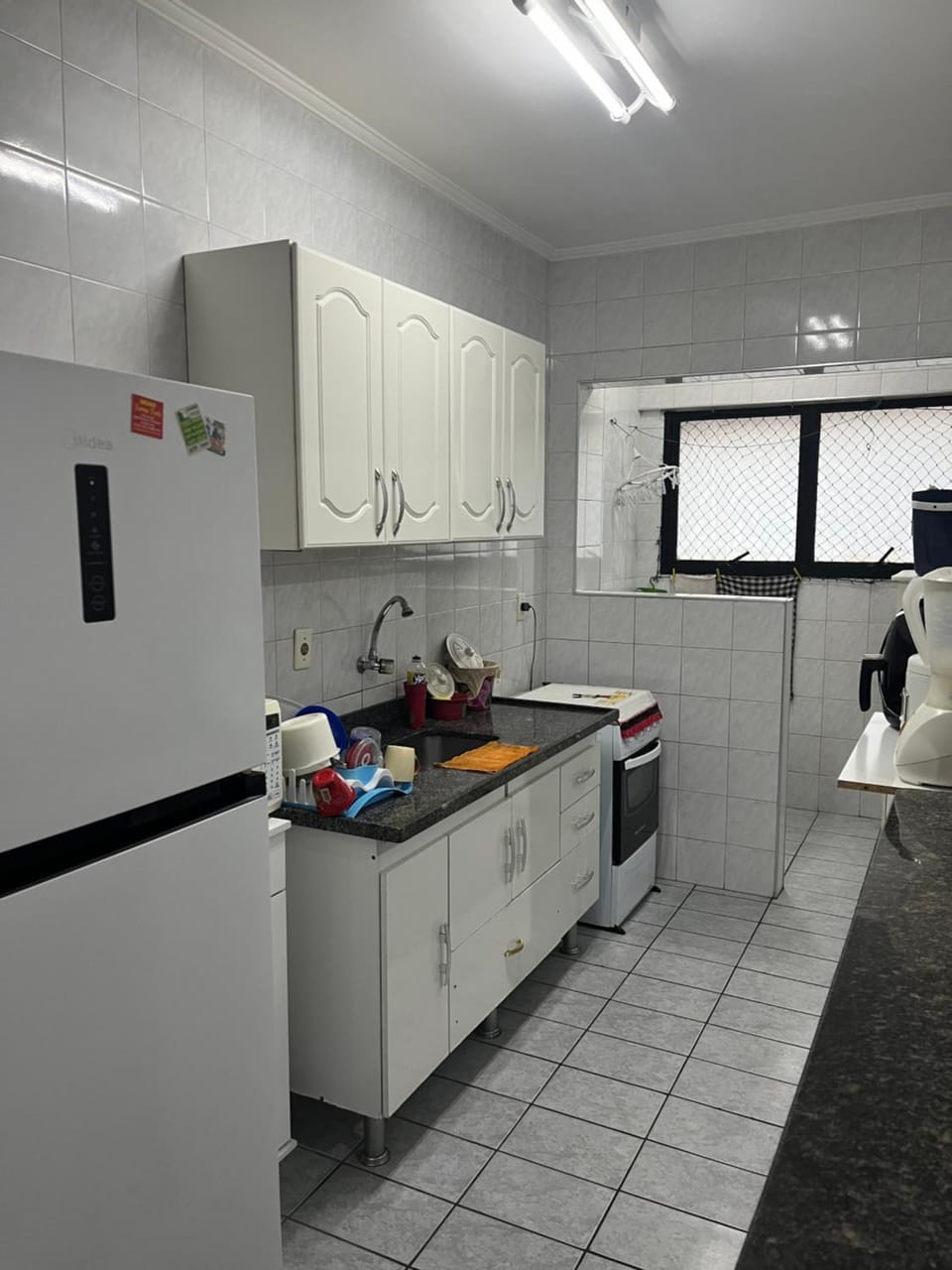 Kitchen or kitchenette, oven, stove