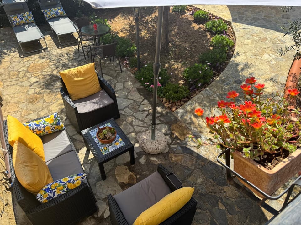 Spring, Day, Seating area, Garden view