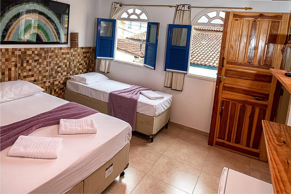 Bed, Photo of the whole room, towels