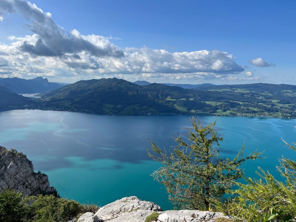 Nearby landmark, Natural landscape, Bird's eye view, Mountain view