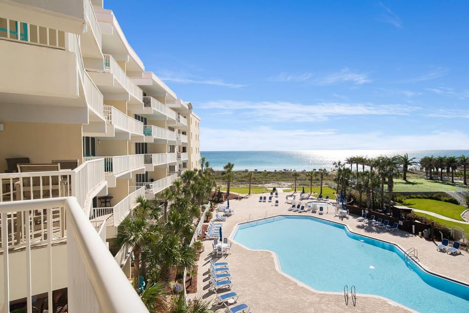 Destin West Gulfside 410 - Amazing Beach View - Free Beach Service! House in Okaloosa Island