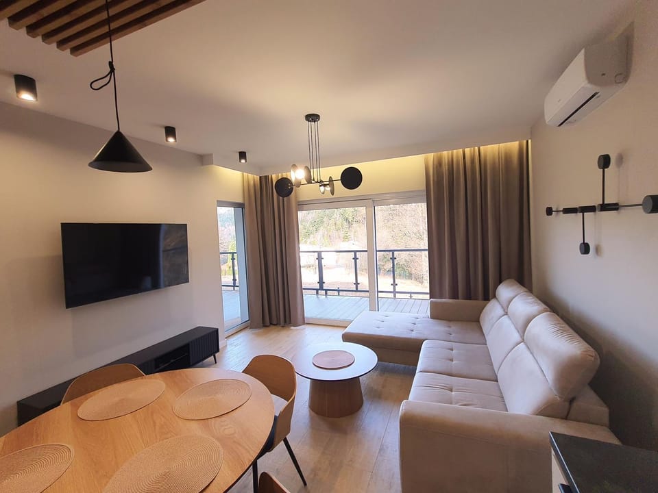 Communal lounge/ TV room, TV and multimedia, Living room, Seating area, Evening entertainment, fireplace, air conditioner