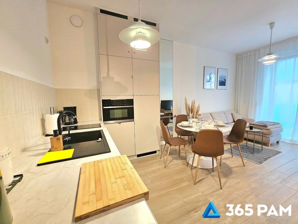 Kitchen or kitchenette, Living room, Seating area, Dining area, dishwasher, oven, stove
