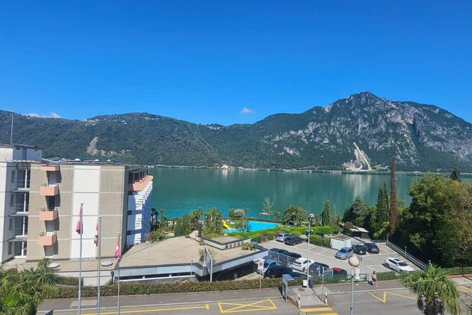 Idyllische Ferienwohnung in Bissone Apartment in Lugano