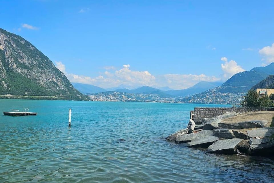 Idyllische Ferienwohnung in Bissone Apartment in Lugano