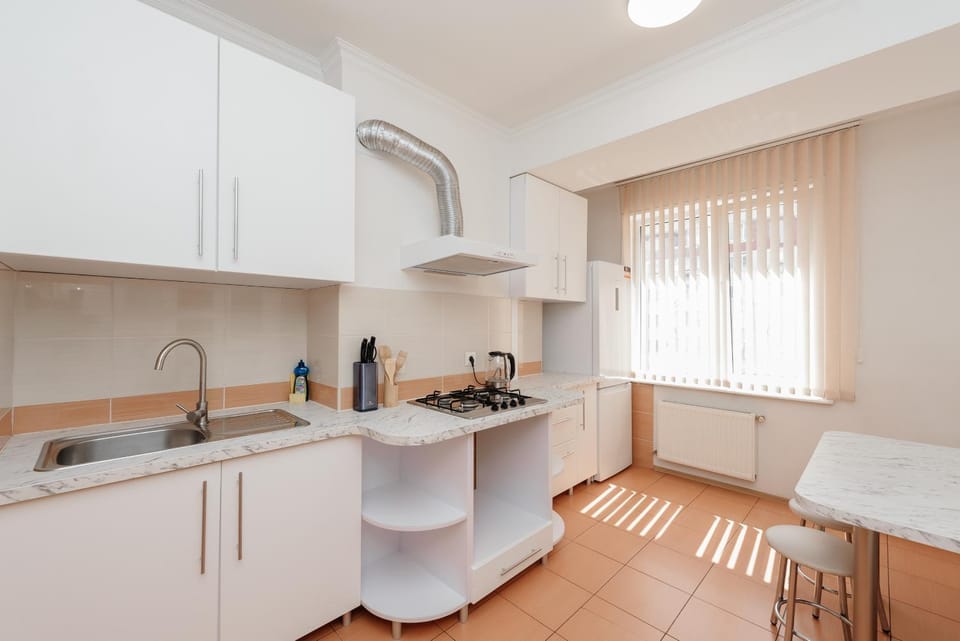 Coffee/tea facilities, Kitchen or kitchenette, oven, stove
