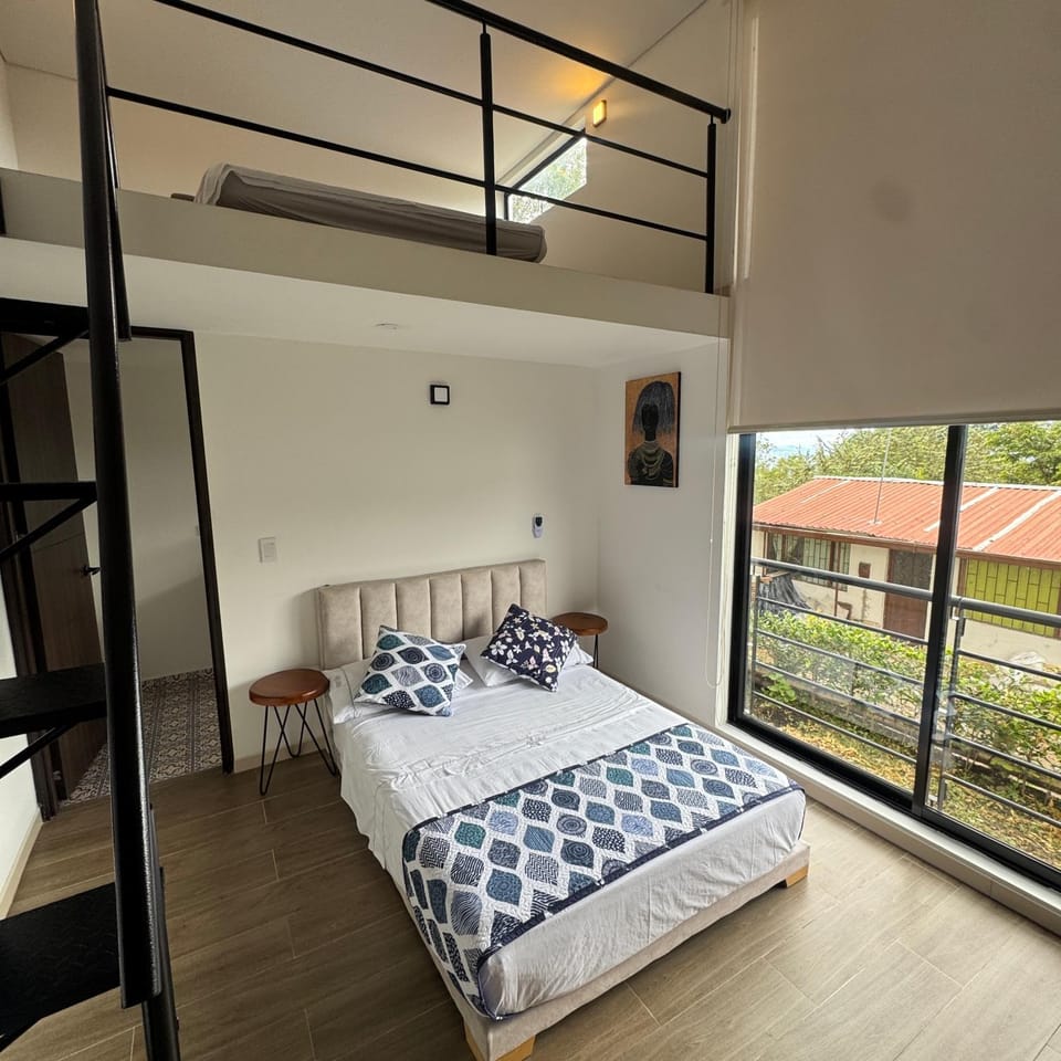 Bed, View (from property/room), Photo of the whole room, Bedroom