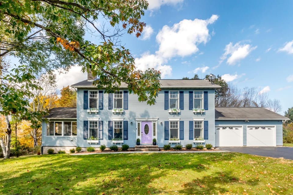 Property building, Spring, Day, Garden, Garden view