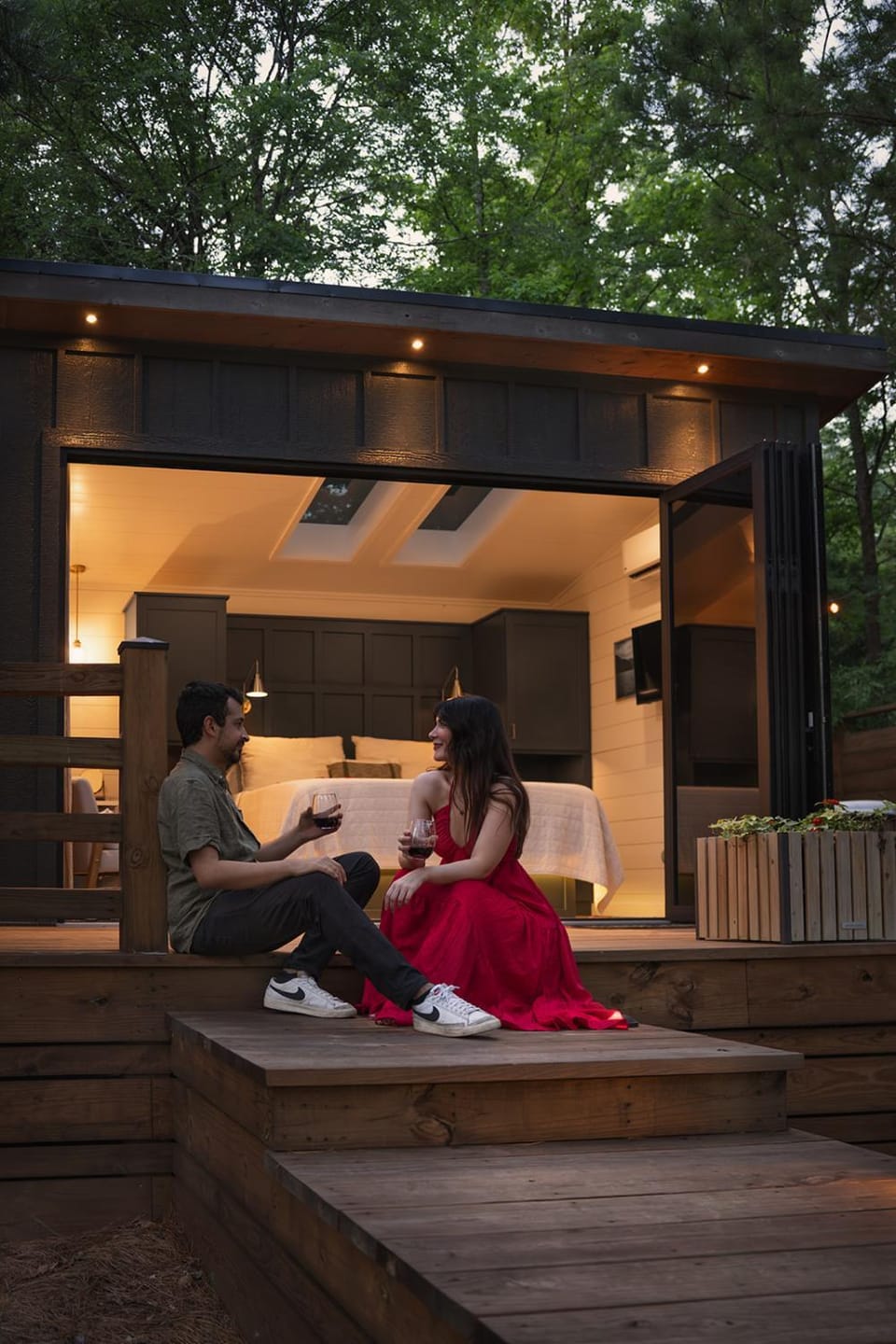 Patio, Night, Balcony/Terrace, Guests