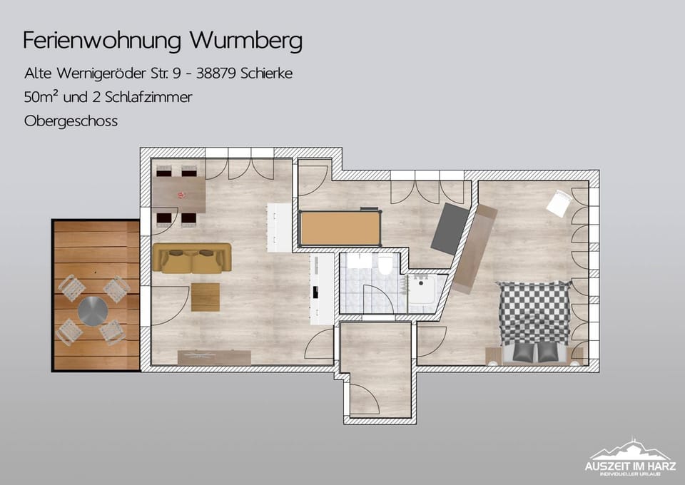 Auszeit-im-Harz Haus 1 Wohnung Wurmberg Apartment in Braunlage