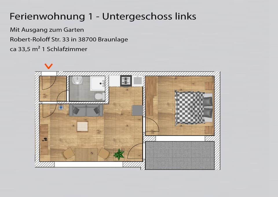 Auszeit-im-Harz Haus 3 Wohnung 1 Apartment in Braunlage