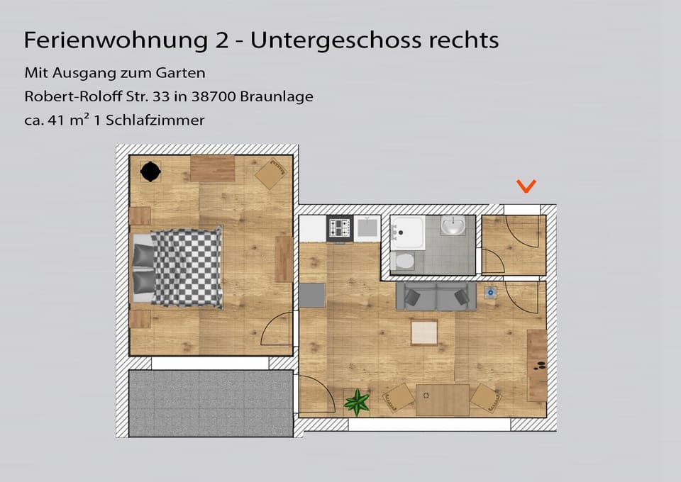 Auszeit-im-Harz Haus 3 Wohnung 2 Apartment in Braunlage