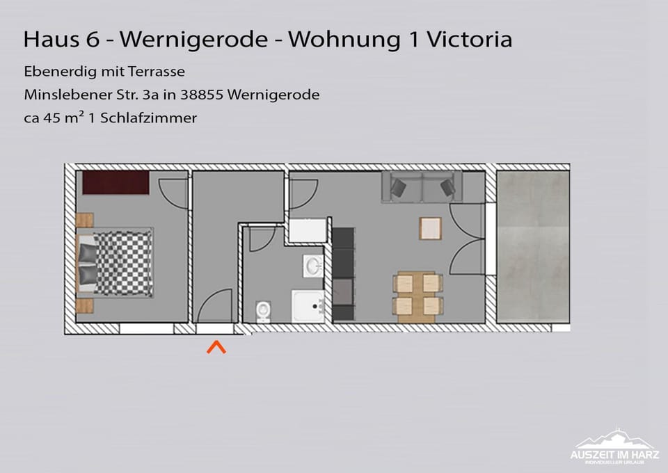 Auszeit-im-Harz Haus 6 Wohnung 1 Apartment in Wernigerode