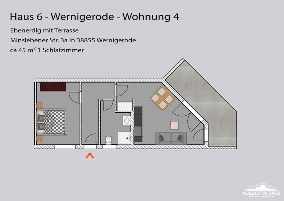 Auszeit-im-Harz Haus 6 Wohnung 4 Apartment in Wernigerode