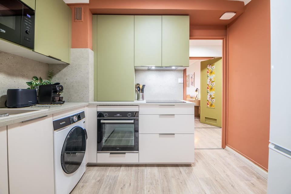 Kitchen or kitchenette, dishwasher, minibar, pet friendly, toaster, washing machine