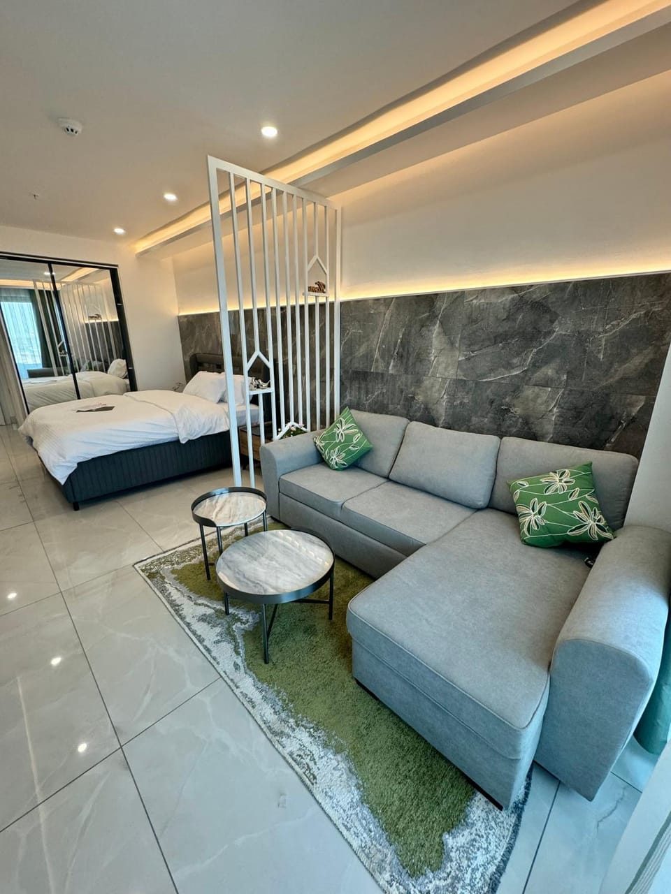 Seating area, Bedroom