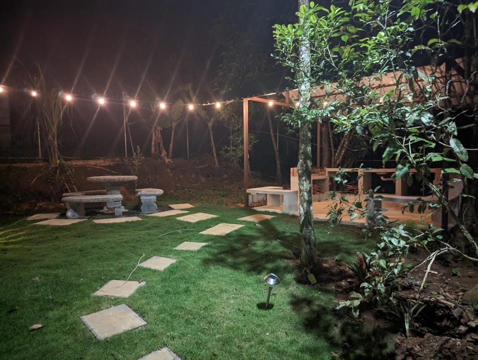 Night, BBQ facilities, Garden view