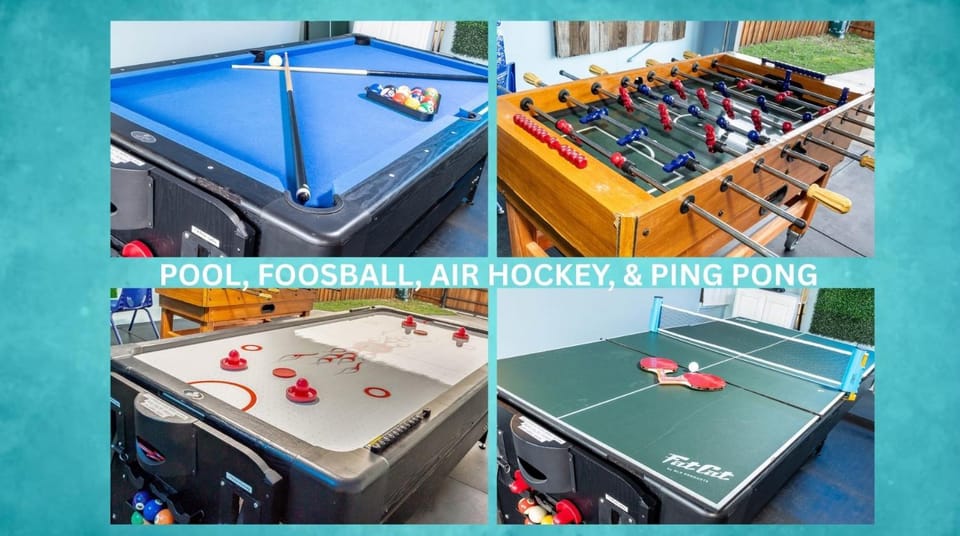 Billiard, Game Room, Table tennis