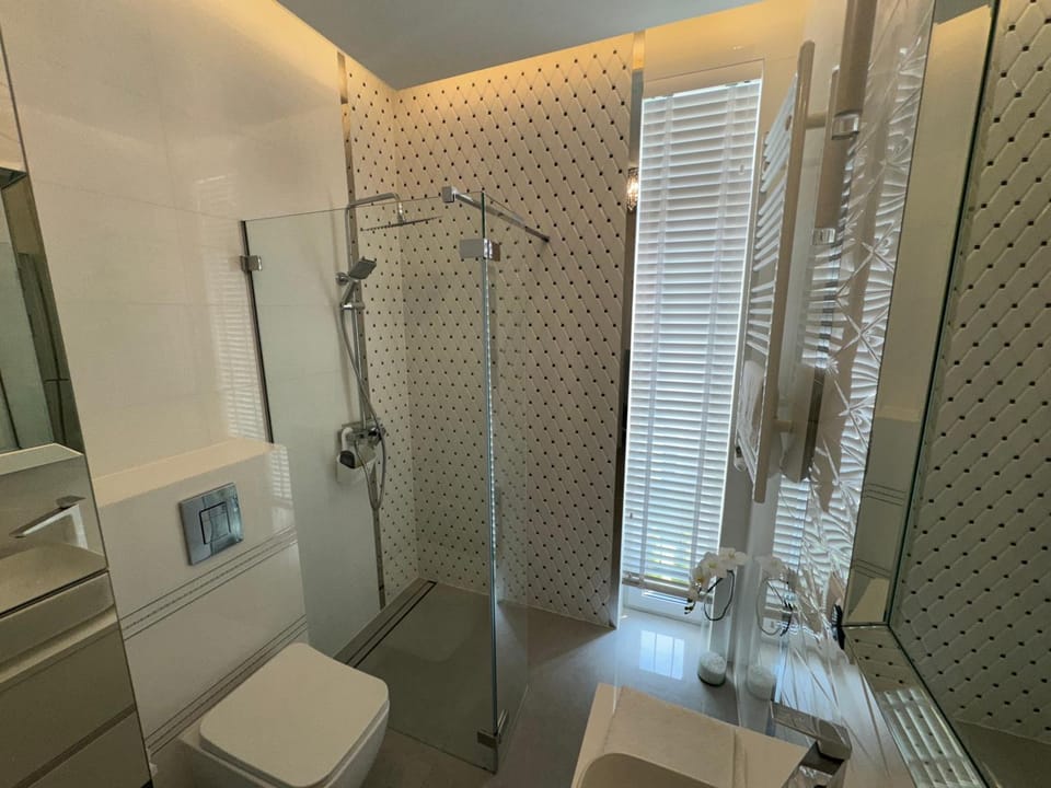 Shower, Toilet, Bathroom, towels