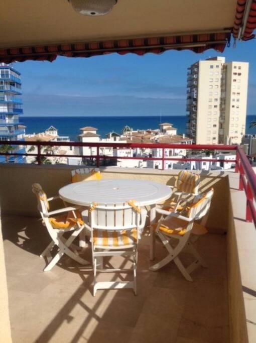 View (from property/room), Balcony/Terrace, Sea view