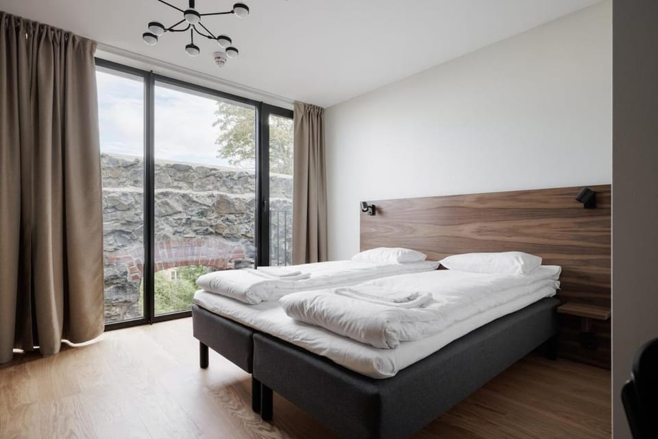 Modern Studios within Ancient Ruins Apartment in Stockholm
