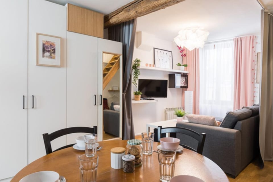 Charming two-bedroom duplex Saxe Gambetta Apartment in Lyon