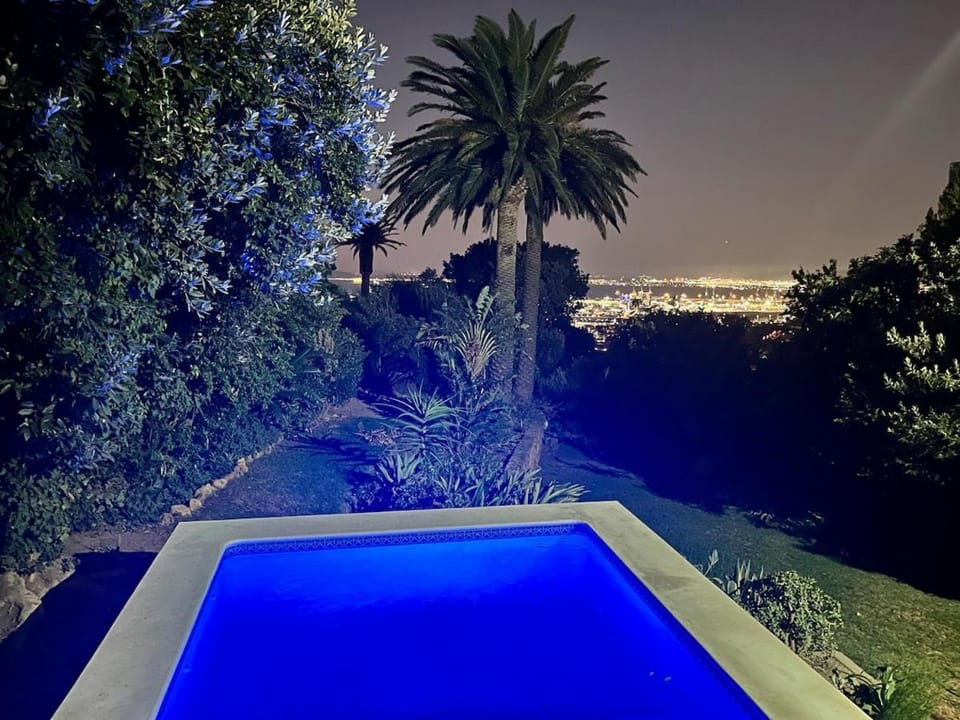 Night, Garden view, Pool view