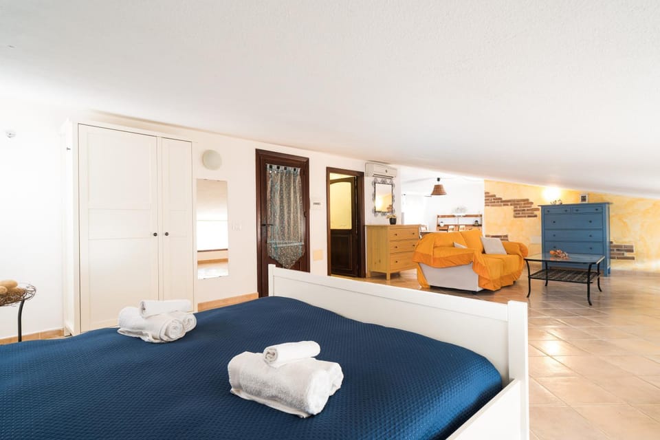 Property building, Living room, Bedroom