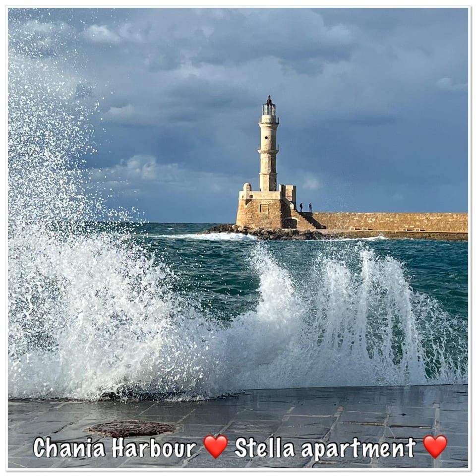 Stella Apartment in Almyrida slechts 350m vanaf het strand, auto huren niet nodig Apartment in Crete