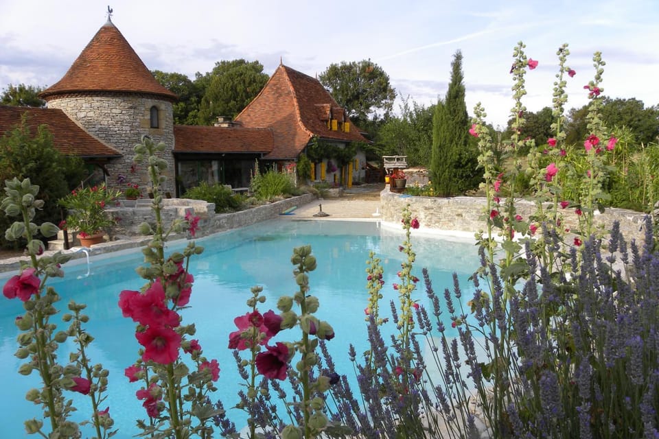Spring, Pool view, Swimming pool