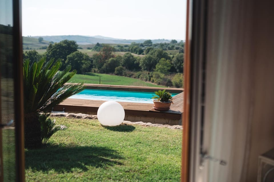 Pool view, sunbed