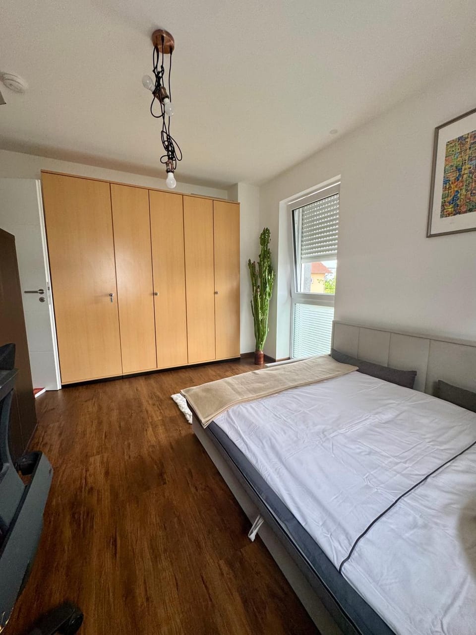 Bed, Photo of the whole room, Bedroom, wardrobe