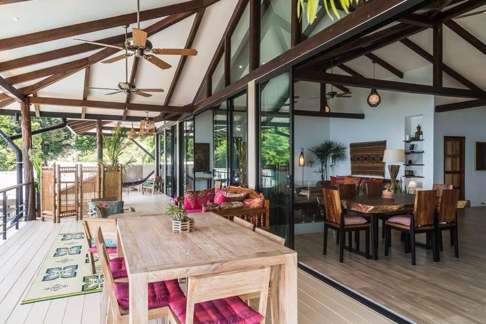 Patio, Living room, Dining area
