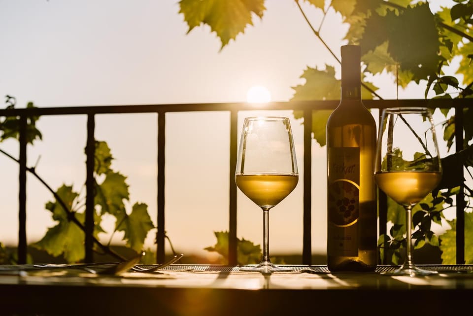 Patio, Drinks, Sunset