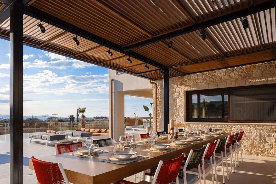 BBQ facilities, Dining area