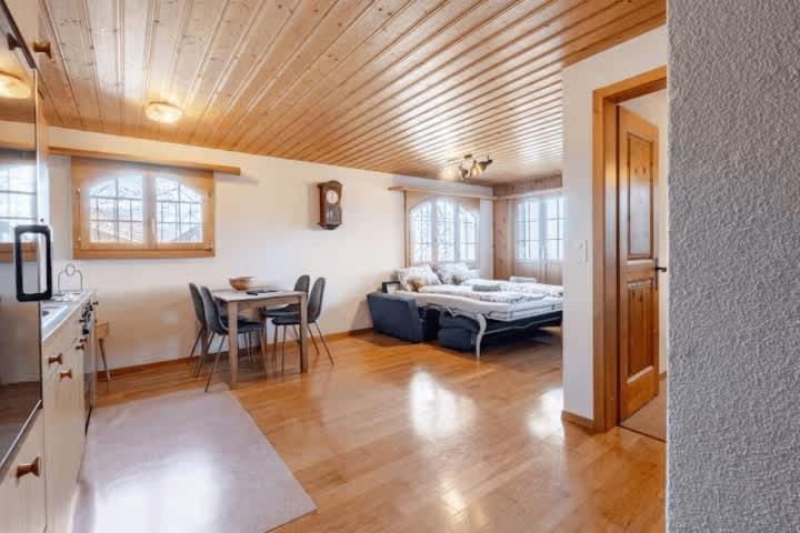 Alpine View Chalet Private Garden & Lake Views Apartment in Canton of Valais