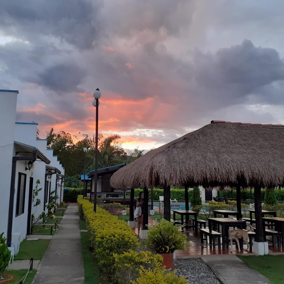 Garden, Sunrise, Sunset