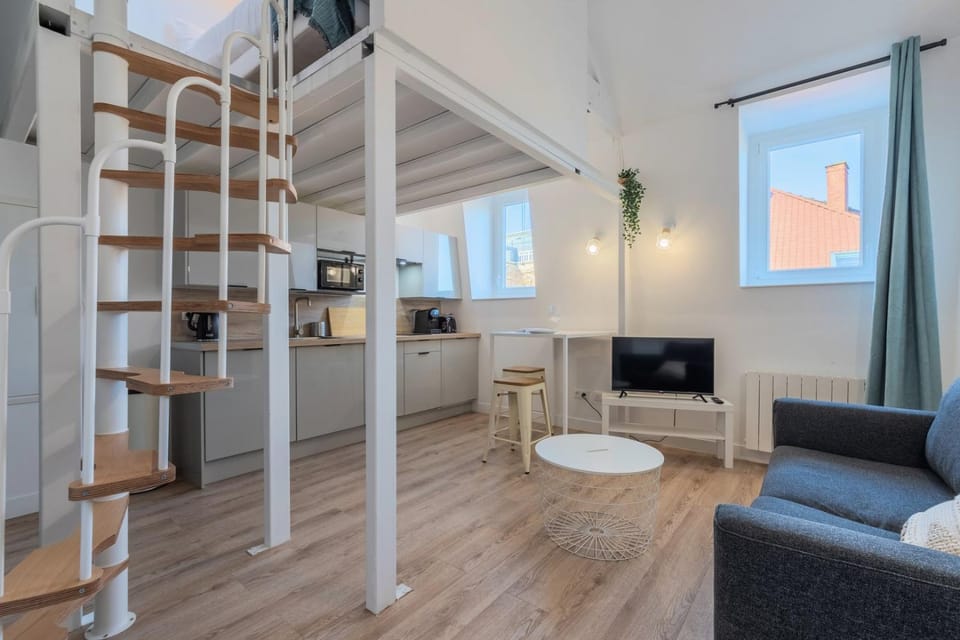 1 bedroom duplex apartment, with parking Apartment in Flanders