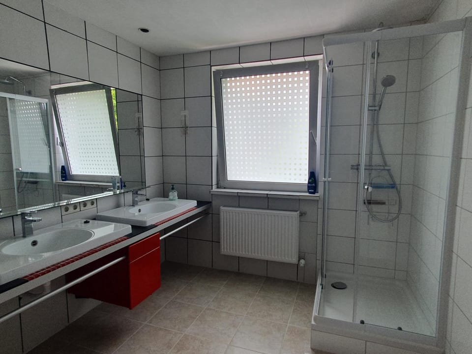 Shower, Bathroom, hair dryier, soundproof, towels